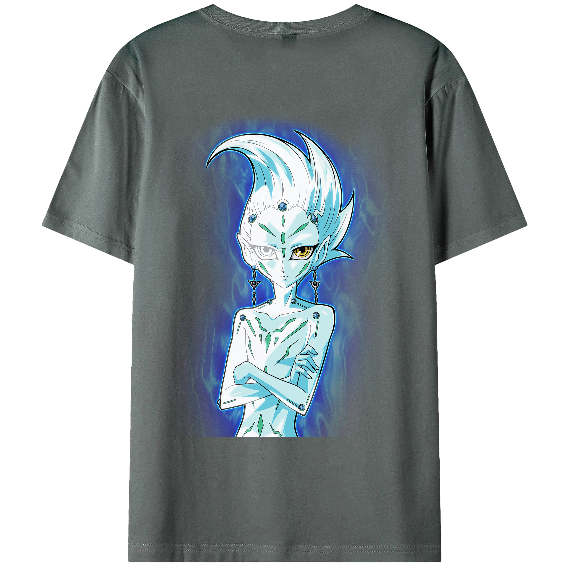 （画像用） 遊☆戯☆王 Yu-Gi-Oh! 綿100％ メンズ半袖Tシャツ（バックプリント） 通気性